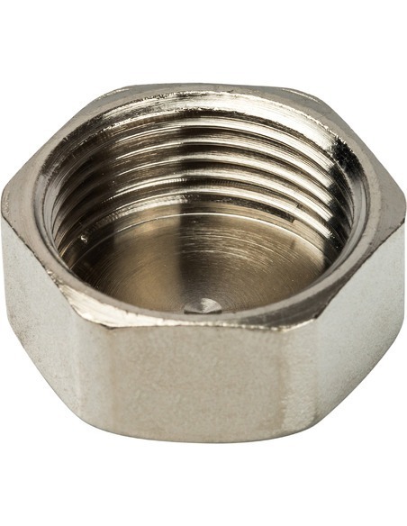 Заглушка никелированная STOUT 3/4" ВР Заглушка никелированная STOUT 3/4" ВР