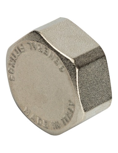 Заглушка никелированная STOUT 3/4" ВР