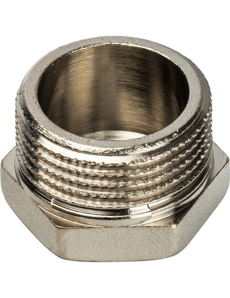 Заглушка никелированная STOUT 3/4" НР