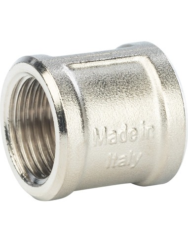 Муфта никелированная STOUT 1/2" ВР