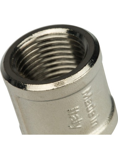 Муфта никелированная STOUT 1/2" ВР