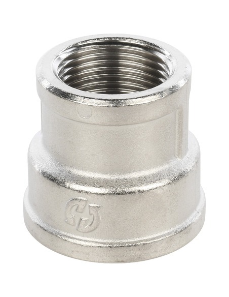 Муфта переходная никелированная STOUT 1"х3/4" ВР