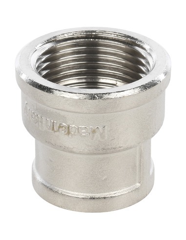 Муфта переходная никелированная STOUT 1"х3/4" ВР