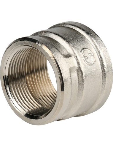 Муфта переходная никелированная STOUT 1 1/2"х1 1/4" ВР