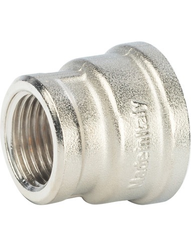 Муфта переходная никелированная STOUT 3/4"х1/2" ВР