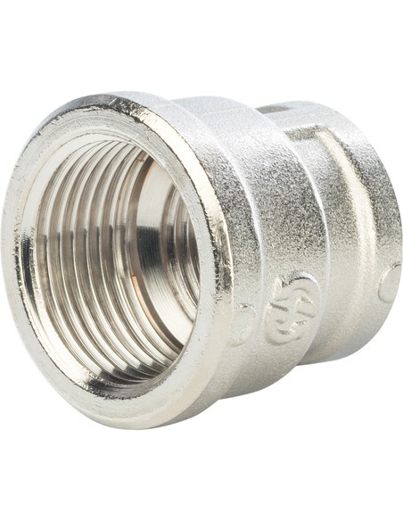 Муфта переходная никелированная STOUT 3/4"х1/2" ВР