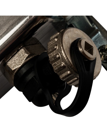 Коллектор STOUT из нержавеющей стали с расходомерами 3 вых. с воздухоотводчиком и сливом