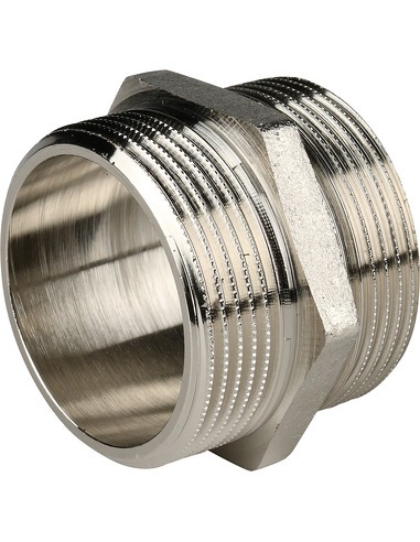 Ниппель никелированный STOUT 1 1/2" НР