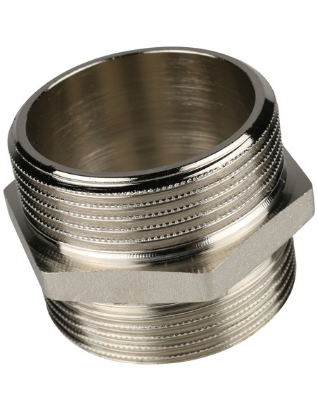 Ниппель никелированный STOUT 1 1/2" НР