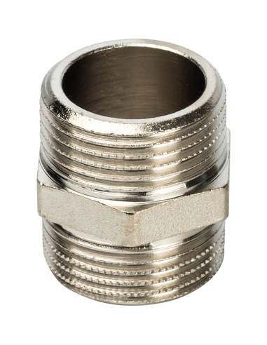 Ниппель никелированный STOUT 3/4" НР