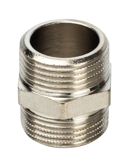 Ниппель никелированный STOUT 3/4" НР