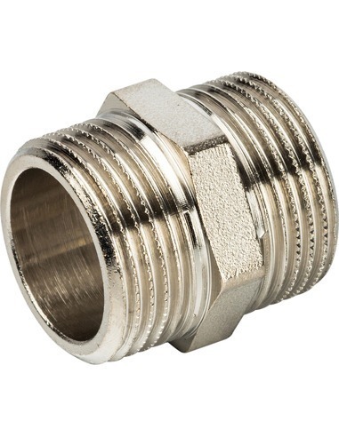 Ниппель никелированный STOUT 3/4" НР