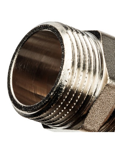 Ниппель никелированный STOUT 3/4" НР