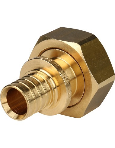 Переходник STOUT 16x3/4" ВР с накидной гайкой (евроконус) для труб из сшитого полиэтилена