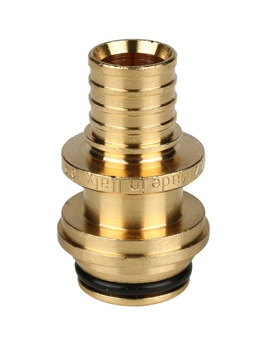 Переходник STOUT 16x3/4" ВР с накидной гайкой (евроконус) для труб из сшитого полиэтилена