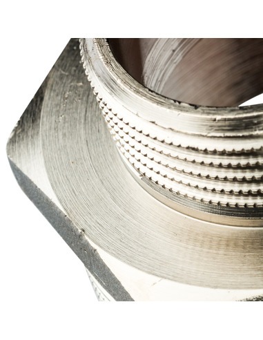 Ниппель переходной никелированный STOUT 2"х1 1/4" НР