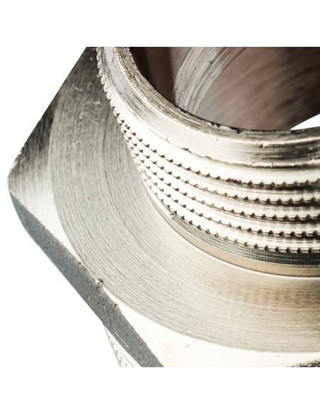 Ниппель переходной никелированный STOUT 2"х1 1/4" НР