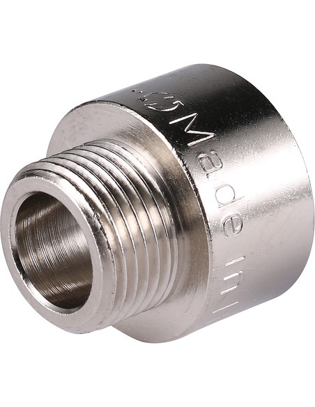 Переходник никелированный STOUT 1/2"х3/8" ВР-НР