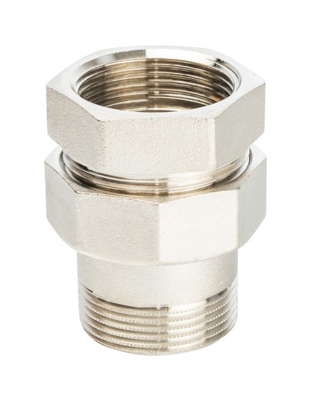 Разъемное соединение "американка" никелированное STOUT 1 1/4" ВР-НР (o-ring)