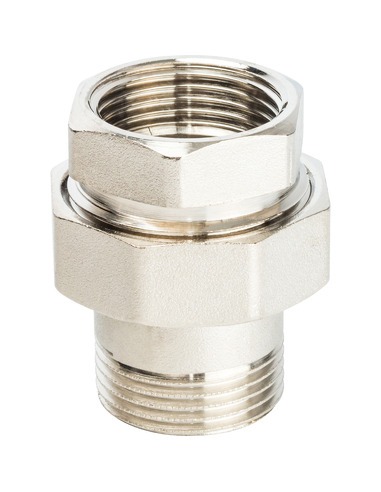 Разъемное соединение "американка" никелированное STOUT 1" ВР-НР (o-ring)