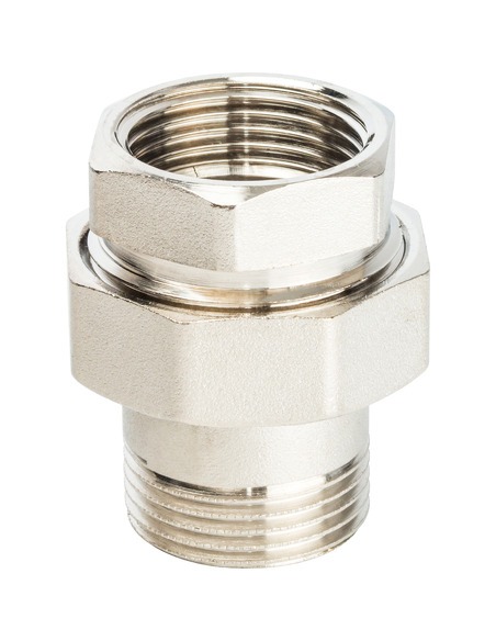 Разъемное соединение "американка" никелированное STOUT 1" ВР-НР (o-ring)