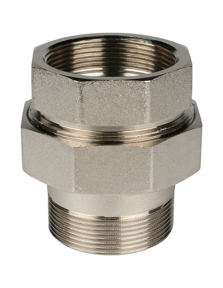 Разъемное соединение "американка" никелированное STOUT 2" ВР-НР (o-ring)