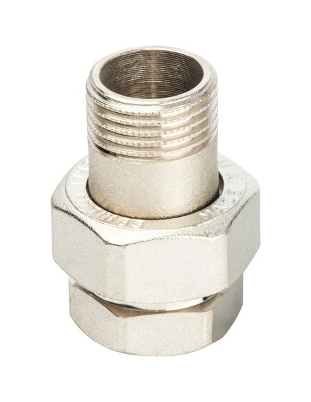 Разъемное соединение "американка" никелированное STOUT 3/8" ВР-НР (o-ring) Разъемное соединение "американка" никелированное STOUT 3/8" ВР-НР (o-ring)