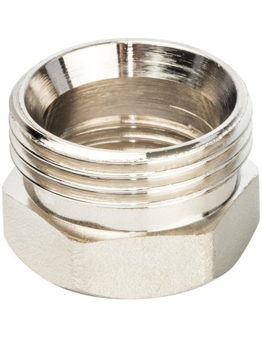 Разъемное соединение "американка" никелированное STOUT 3/8" ВР-НР (o-ring)