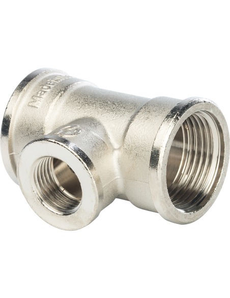 Тройник переходной никелированный STOUT 1"х1/2"х1" ВР Тройник переходной никелированный STOUT 1"х1/2"х1" ВР