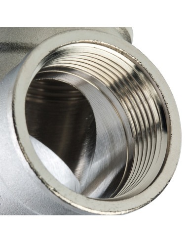 Тройник никелированный STOUT 1 1/4" ВР