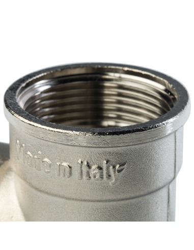 Тройник никелированный STOUT 1 1/4" ВР