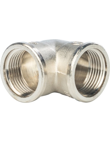 Угольник никелированный STOUT 1" ВР