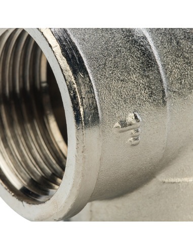 Угольник никелированный STOUT 1" ВР