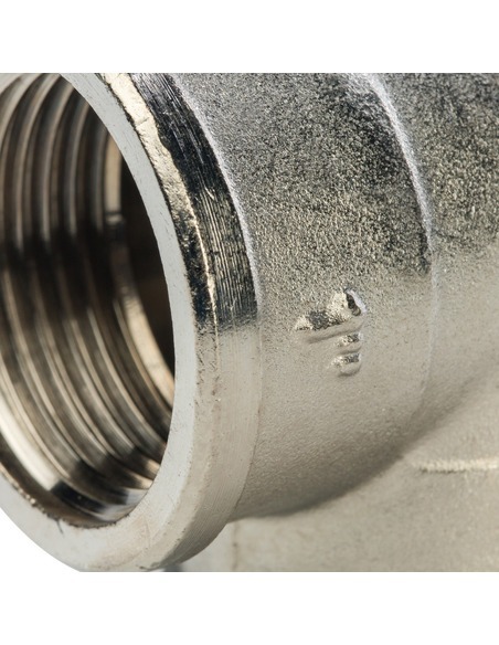 Угольник никелированный STOUT 1" ВР