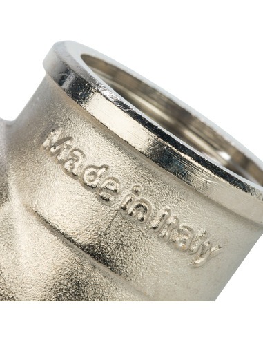 Угольник никелированный STOUT 1" ВР