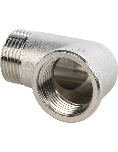 Угольник никелированный STOUT 1" ВР-НР