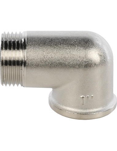 Угольник никелированный STOUT 1" ВР-НР