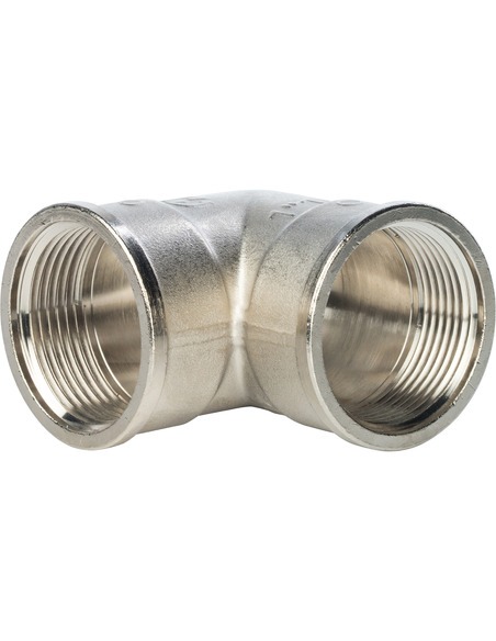 Угольник никелированный STOUT 1 1/4" ВР