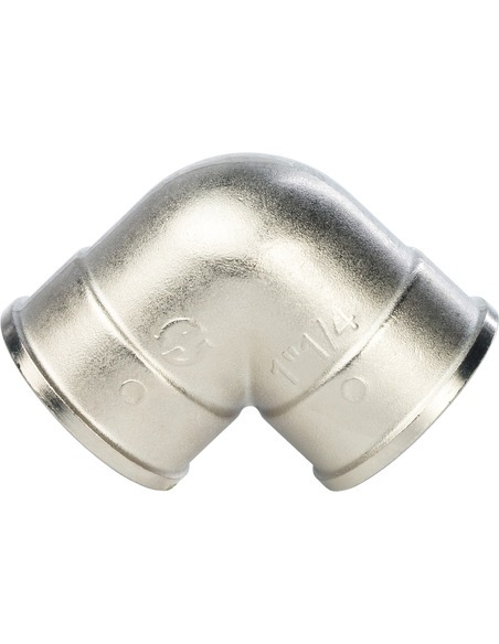 Угольник никелированный STOUT 1 1/4" ВР