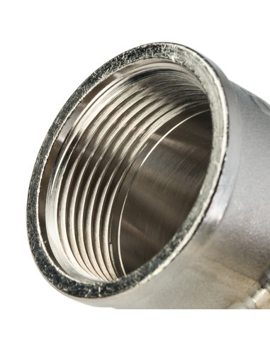 Угольник никелированный STOUT 1 1/4" ВР