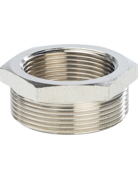 Футорка никелированная STOUT 2"х1 1/2" НР-ВР