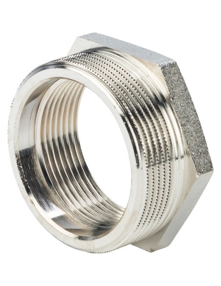 Футорка никелированная STOUT 2"х1 1/2" НР-ВР