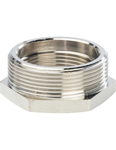 Футорка никелированная STOUT 2"х1 1/2" НР-ВР