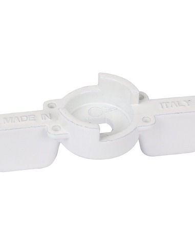 Ручка-бабочка STOUT для шарового крана 1" - 1 1/4" (белая)