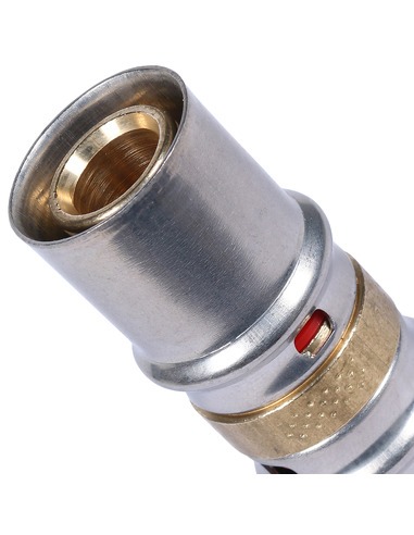 Муфта STOUT 20х20 для металлопластиковых труб пресс