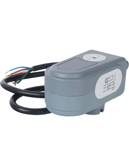 Сервопривод STOUT для шаровых зональных клапанов, ход 90°, 40 сек., 230V, 5 полюсов