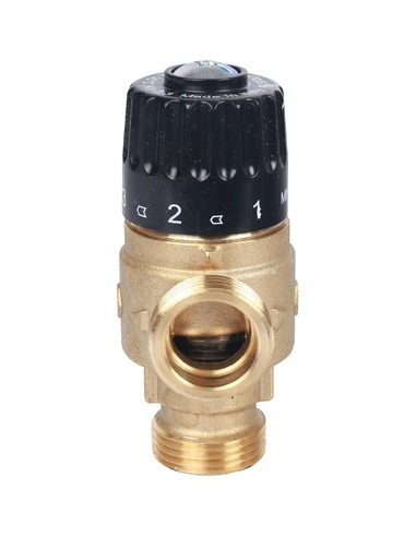 Термостатический смесительный клапан STOUT 30-65°C, 3/4" НР, Kvs 2,3