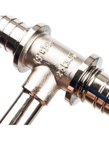 Трубка для подключения радиатора Т-образная STOUT 25/15/25 для труб из сшитого полиэтилена