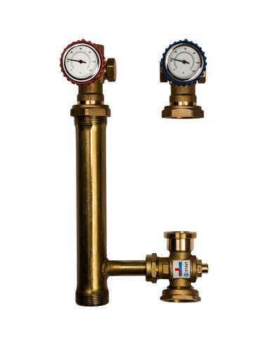 Насосная группа STOUT для твердотопливных котлов 1" без насоса