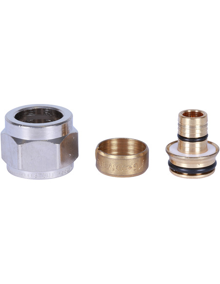 Фитинг компрессионный STOUT для труб PEX-AL-PEX 16х2,6х1/2"